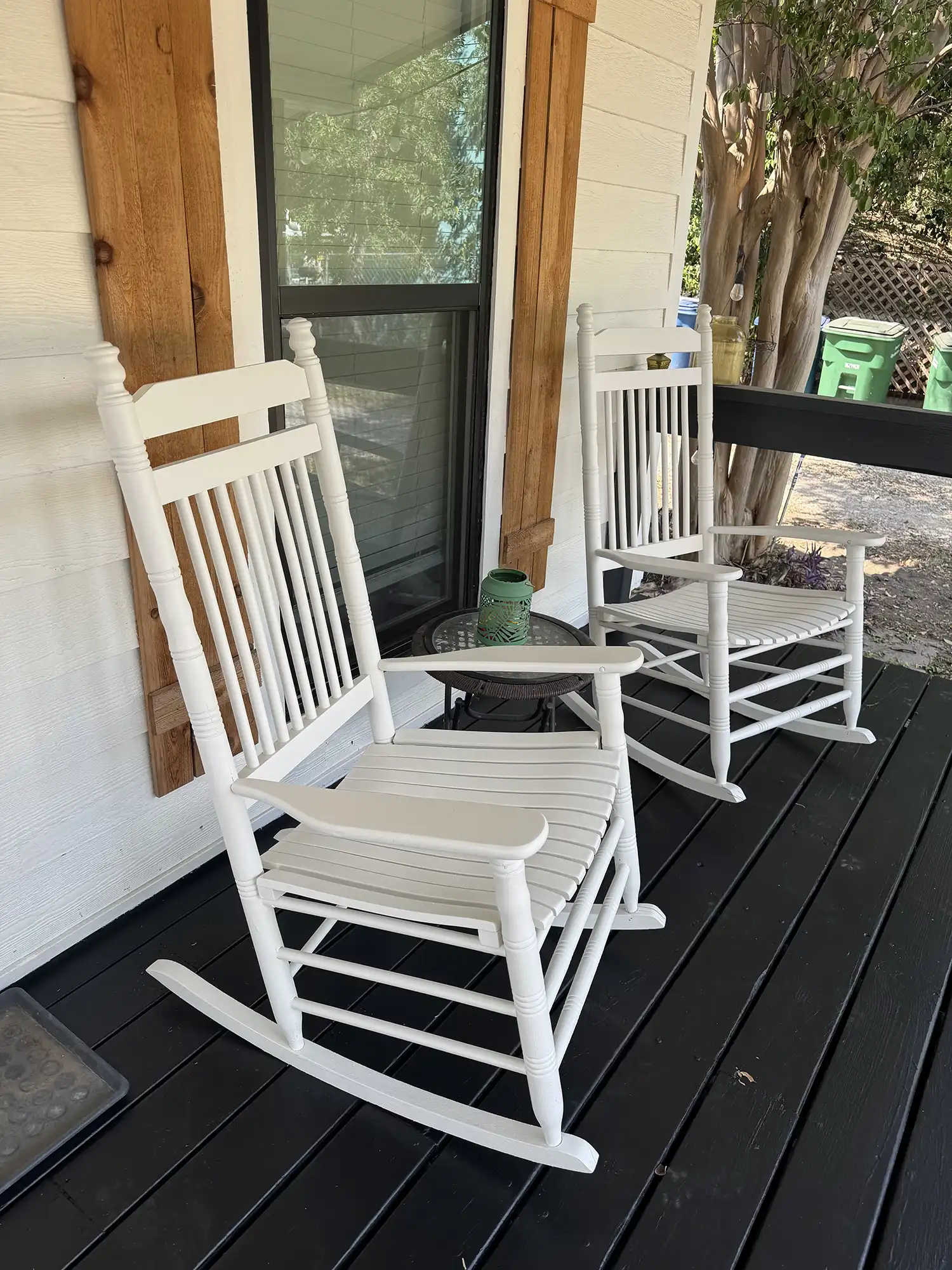 Exterior of a home being painted